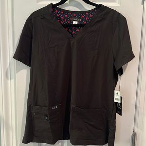 Koi Basics Scrub Top- style Becca, Black